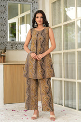Multi Vanaspati Print A-Line Co-ord Set